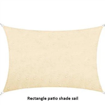Vela d'ombra rectangular de pati